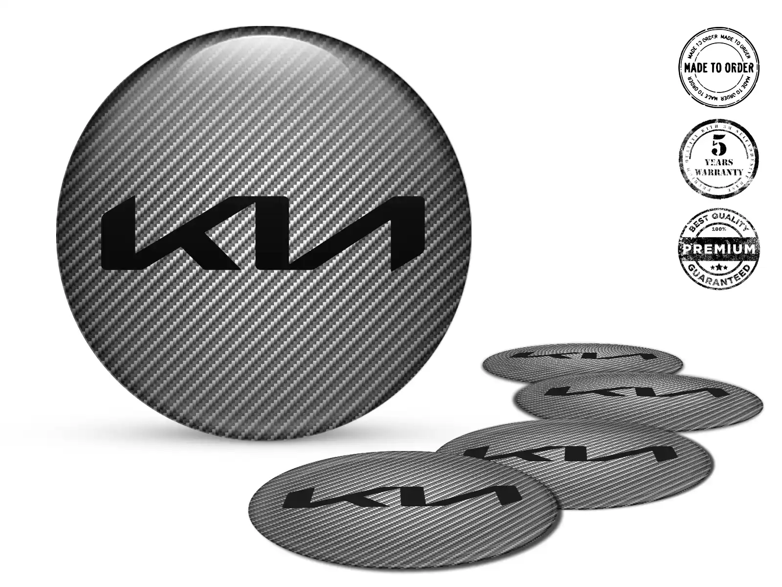 KIA Aufkleber Dome Edition Harz Emblem Labels